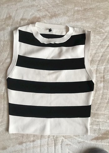 Çizgili, Kayık Yaka, - Görsel 2