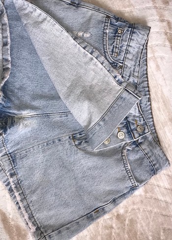 Milla Mavi Mini Kot Şort - Görsel 5