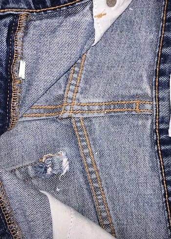 Zara Midi Denim Şort - Görsel 5