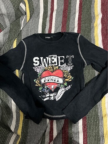 Uzun Kollu Crop Top