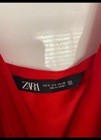 Zara Zara saten elbise 