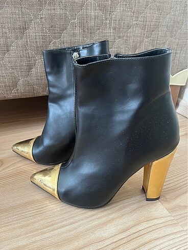 36 Beden siyah Renk Stiletto bot