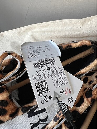 38 Beden Zara leopar loafer