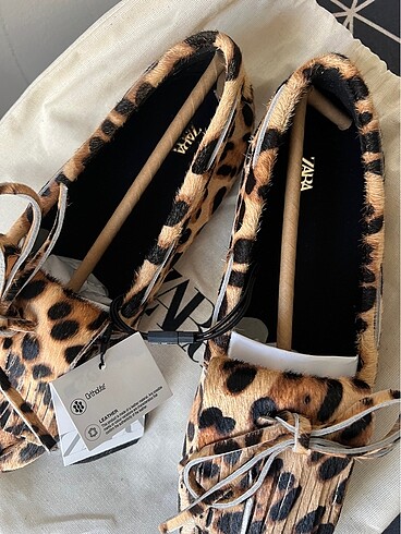 38 Beden çeşitli Renk Zara leopar loafer