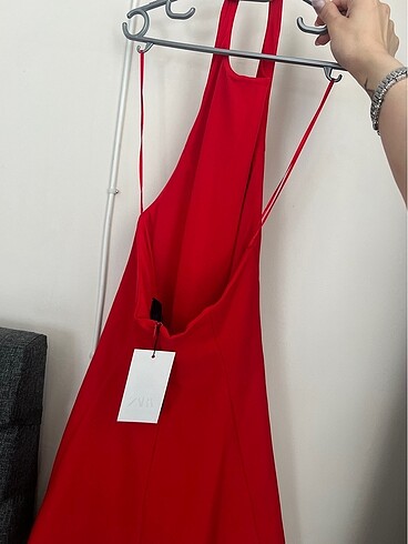 s Beden ZARA halter yaka elbise