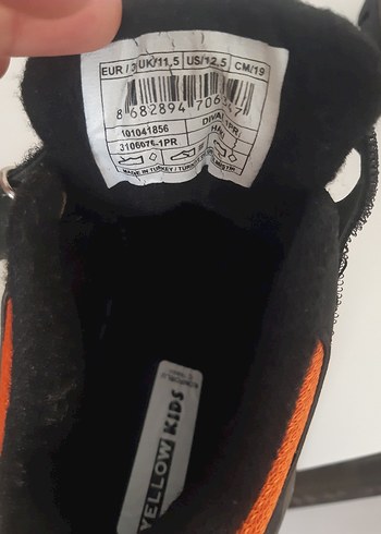 Gri Erkek Çocuk Spor Botları Velcro - Görsel 3