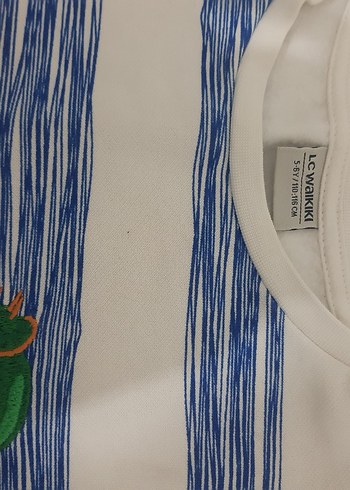 Erkek Çocuk Mavi Çizgili Uzun Kollu sweat - Görsel 2