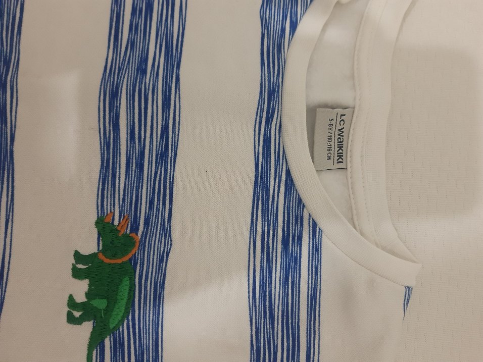 Erkek Çocuk Mavi Çizgili Uzun Kollu sweat - Görsel 2