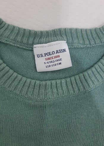 Çizgili Renkli Erkek Kazak us polo 5-6yaş - Görsel 2