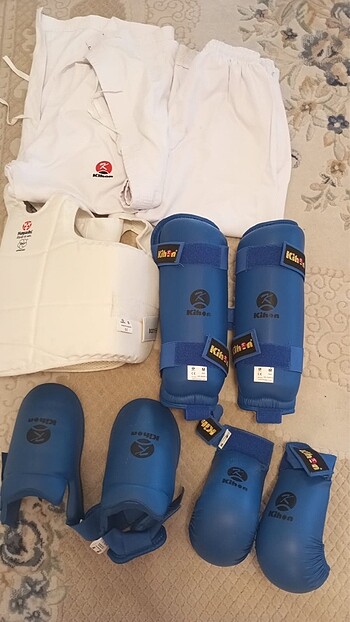 KARATE KIYAFET SET KİHON MARKA M BEDEN MAVİ/BEYAZ