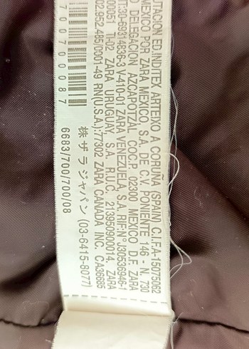 Zara Kız Çocuk Suni Kürk Ceket - Görsel 6