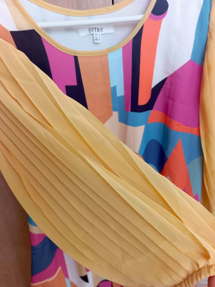 Setre marka renkli elbise - Görsel 4