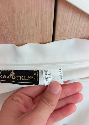 Ekru Midi Etek - Görsel 3