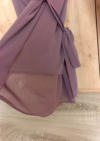 En Moda Marka Kahverengi Kuşaklı Şifon Gömlek - Görsel 5