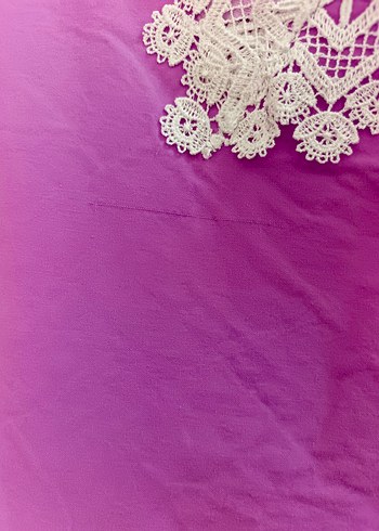 Mor Nakışlı Yatak Örtüsü - Görsel 4