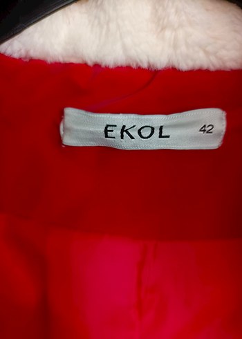 Ekol Kırmızı Mont - Görsel 4