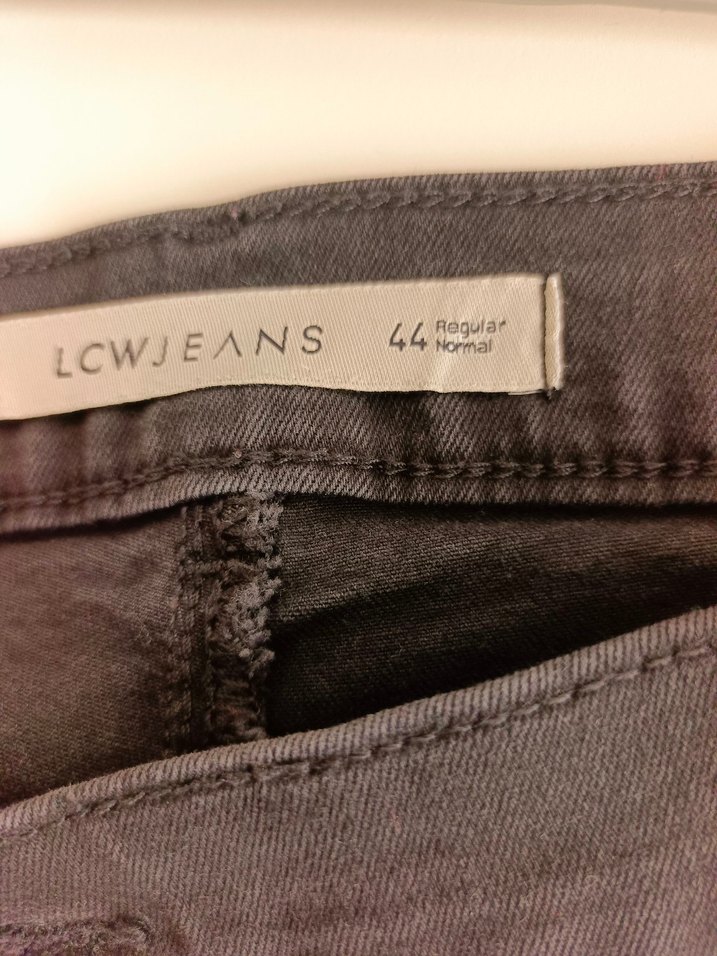 Antrasit kadın kot pantolon - Görsel 4