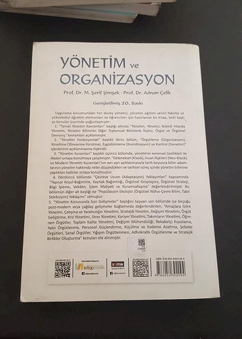 Yönetim ve Organizasyon Kitabı - 20. Baskı - Görsel 2