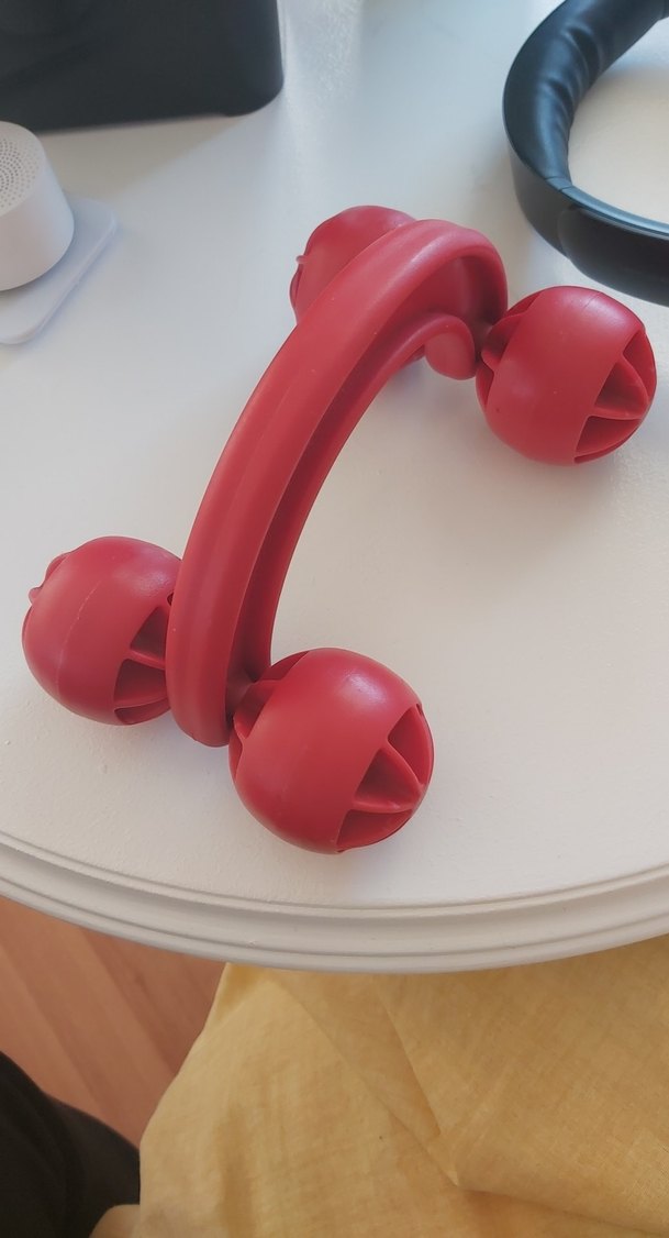 Kırmızı Pilates Masaj Halkası - Görsel 3