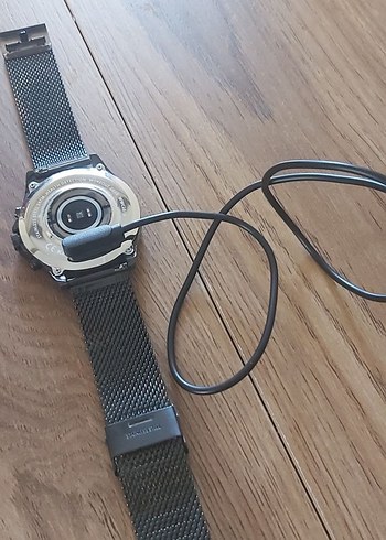 Gri Paslanmaz Çelik Akıllı Saat wesse marka - Görsel 6