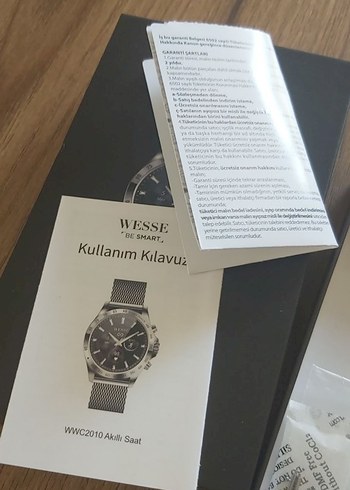 Gri Paslanmaz Çelik Akıllı Saat wesse marka - Görsel 4