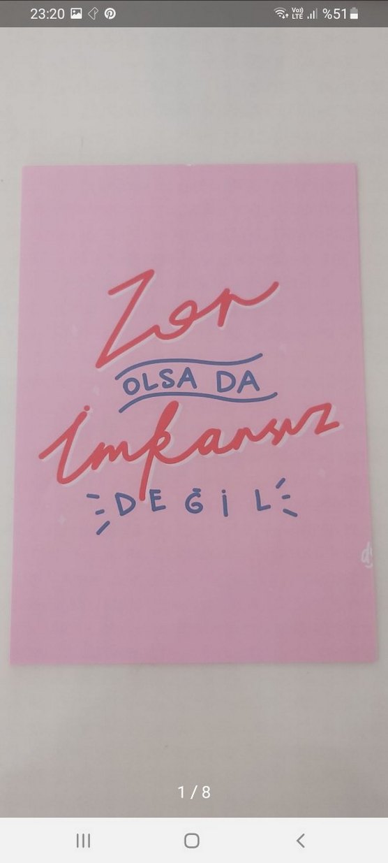 Pastel Pembe Poster - Görsel 2