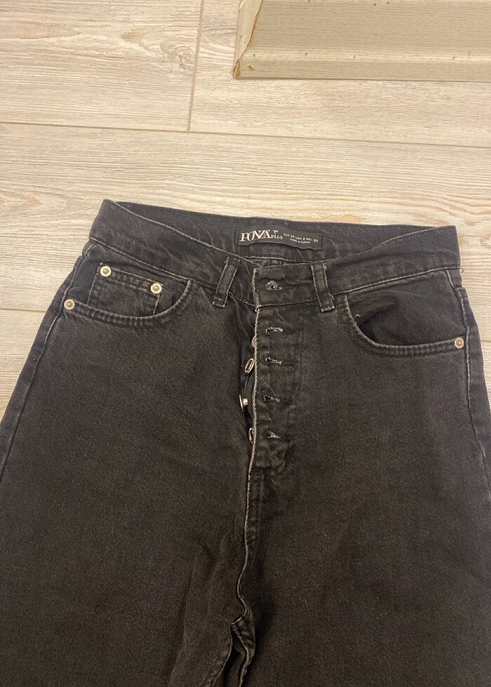 Siyah jean pantolon - Görsel 2