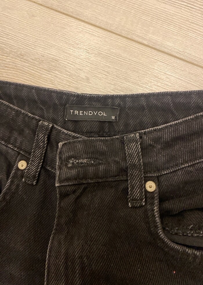 Trendyolmilla jean siyah pantolon - Görsel 3