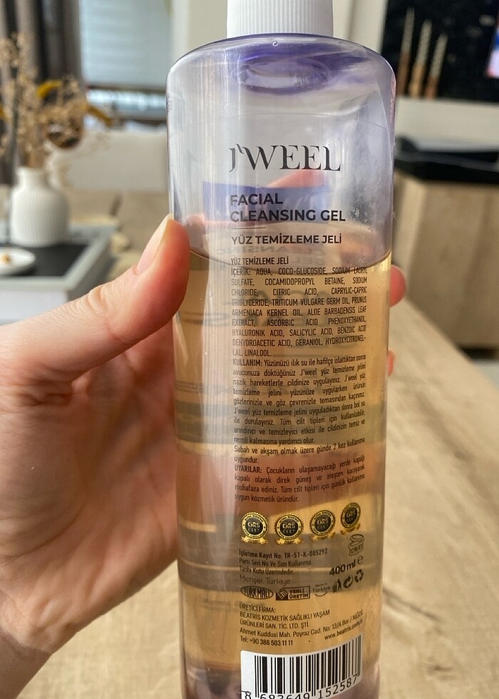 J?weel yüz yıkama jeli - Görsel 2