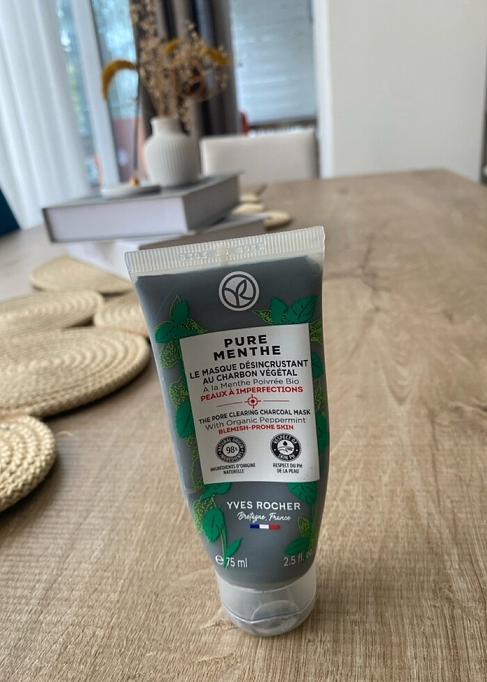 Yves rocher siyah nokta kömür maske - Görsel 5