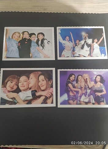 BlackPink Photocart 4 tane 