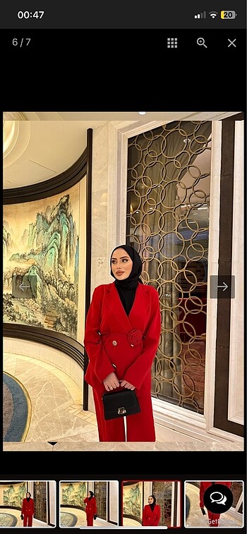 Kırmızı blazer ceket