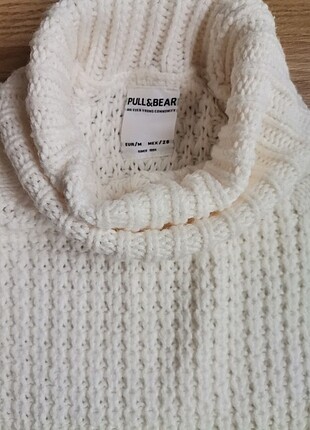 m Beden beyaz Renk Pull & Bear kazak 