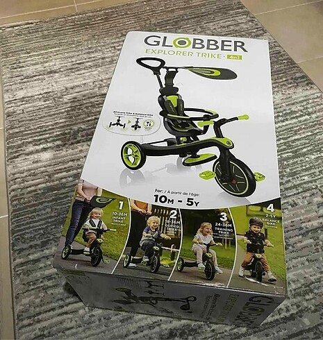 0 - 13 kg Beden yeşil Renk Globber Explorer 4in1