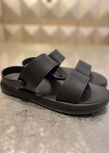 Siyah Erkek Günlük Bantlı Terlik - Görsel 5