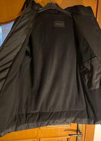 Siyah Fermuarlı Erkek Midi Mont - Görsel 10