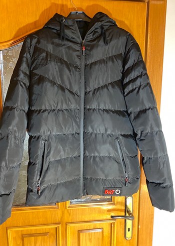 Siyah Fermuarlı Erkek Midi Mont - Görsel 5