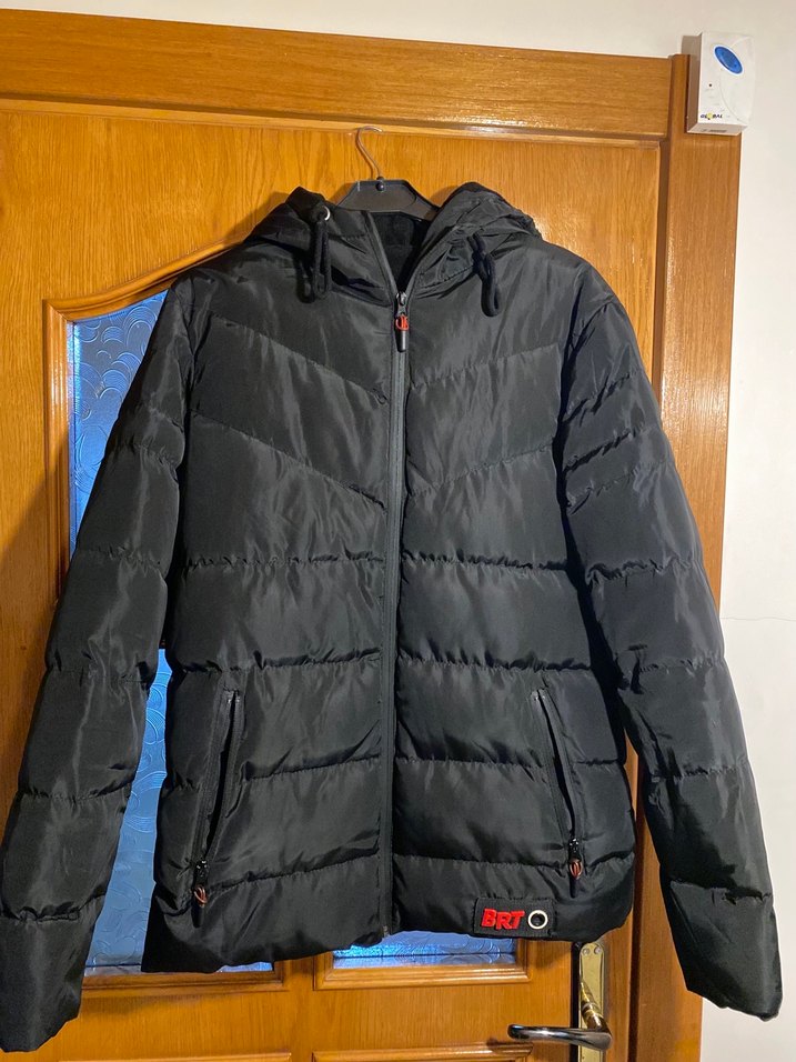 Siyah Fermuarlı Erkek Midi Mont - Görsel 4