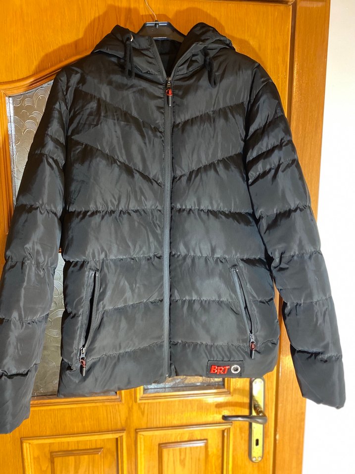 Siyah Fermuarlı Erkek Midi Mont - Görsel 5