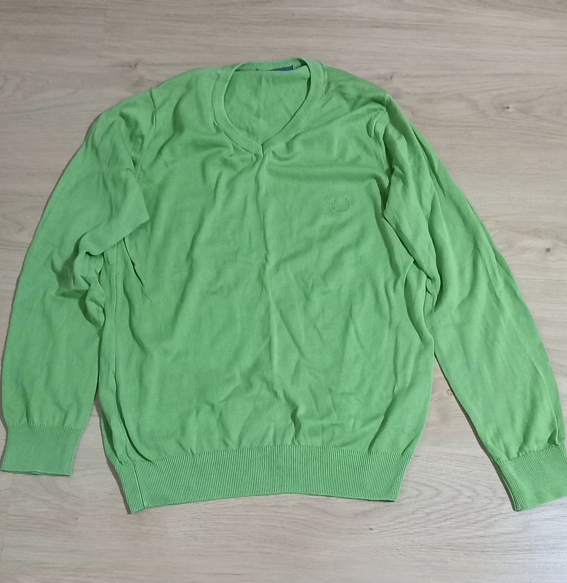 Damat marka Yeşil V Yaka Erkek Kazak - Görsel 2