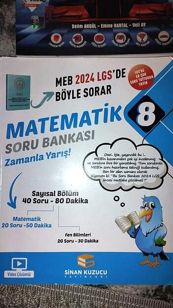 Sinan Kuzucu Yayınlanrı 8. Sınıf Matematik Soru Bankası 