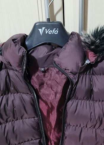 Kadın Mor Kürklü Midi Yelek - Görsel 2