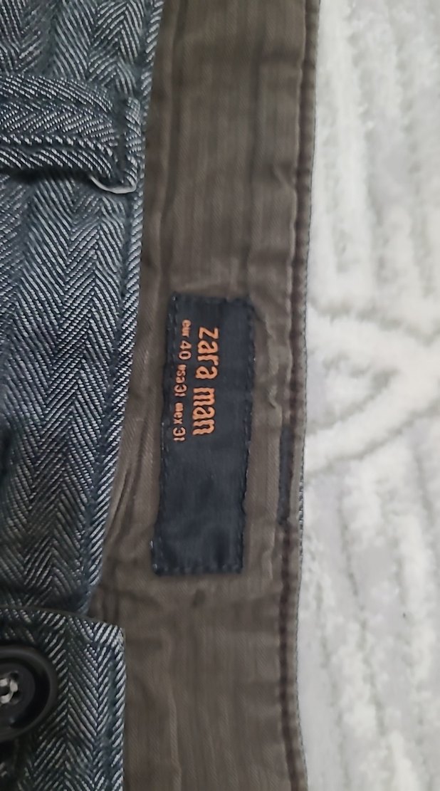 Gri Çizgili Erkek Kargo Pantolon - Görsel 3