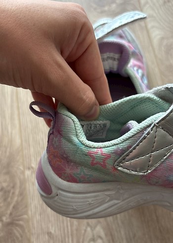 Skechers Kız Çocuk Bağcıklı ve Cırt Cırtlı Renkli Spor Ayakkabı - Görsel 6