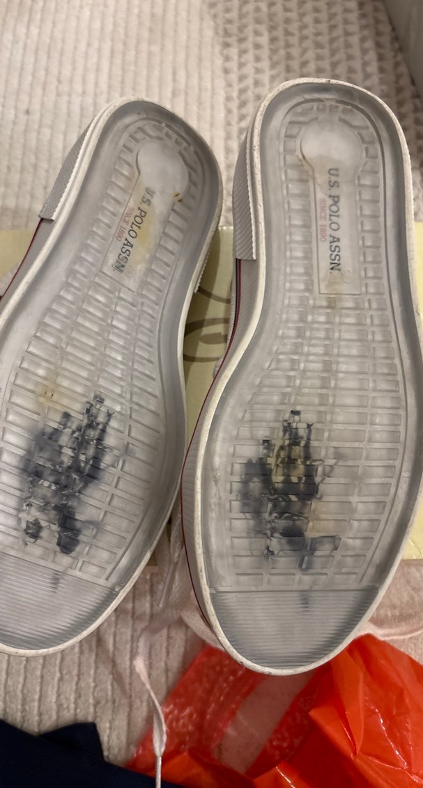 Kadın Beyaz Bağcıklı Keten Spor Ayakkabı - Görsel 4