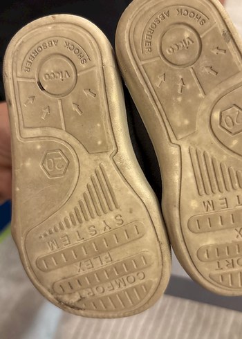 Erkek Bebek İlk Adım Ayakkabısı Gri-Mavi - Görsel 4