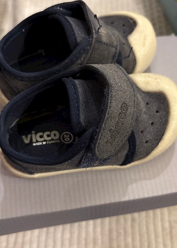 Erkek Bebek İlk Adım Ayakkabısı Gri-Mavi - Görsel 2