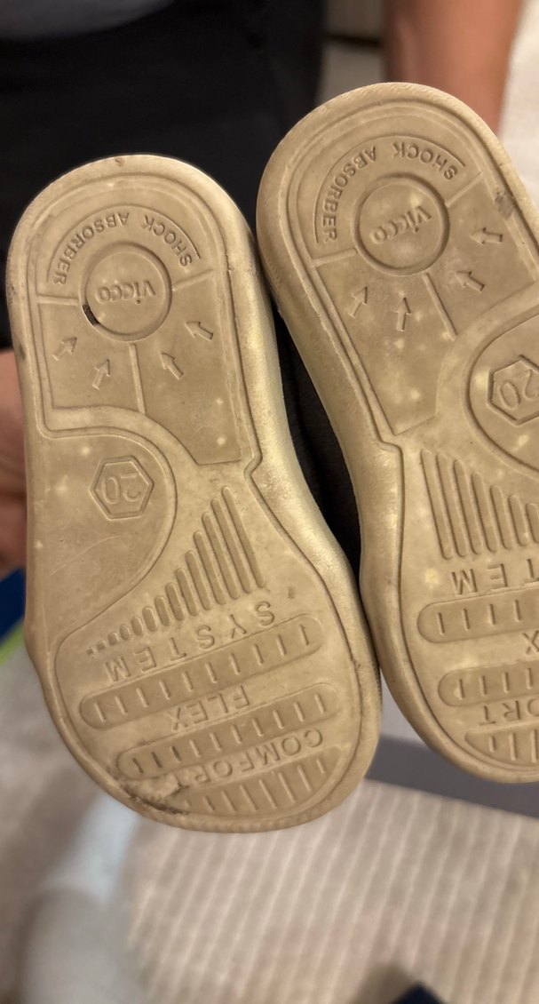 Erkek Bebek İlk Adım Ayakkabısı Gri-Mavi - Görsel 4