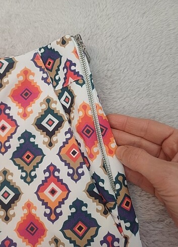 Diğer 38 beden retro desenli sort