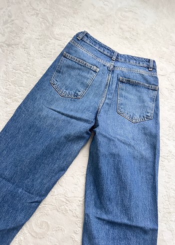Trendyol & Milla Kadın Mavi Midi Boy Denim Pantolon